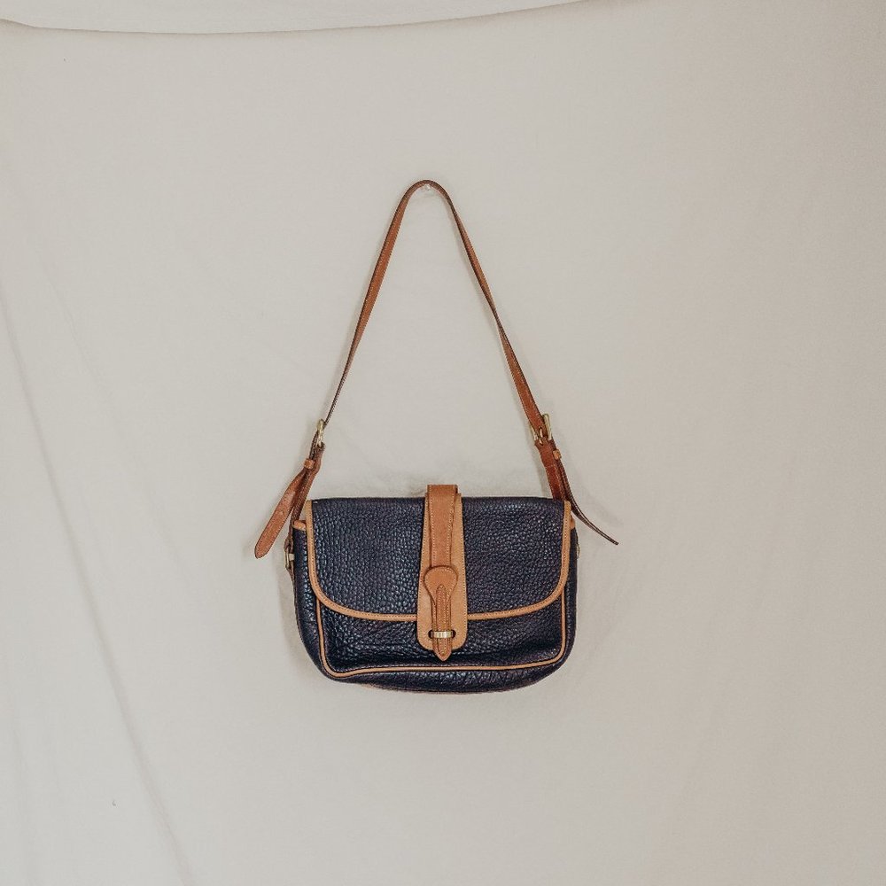 Vintage Dooney & Bourke Leather Shoulder Bag - Picture 1 of 10